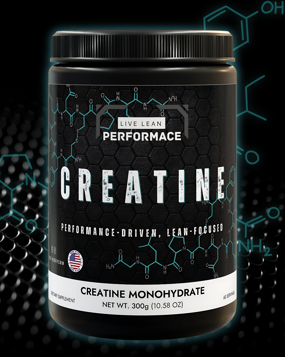 Creatine Monohydrate Powder (300g) | Strength, Power & Muscle Growth