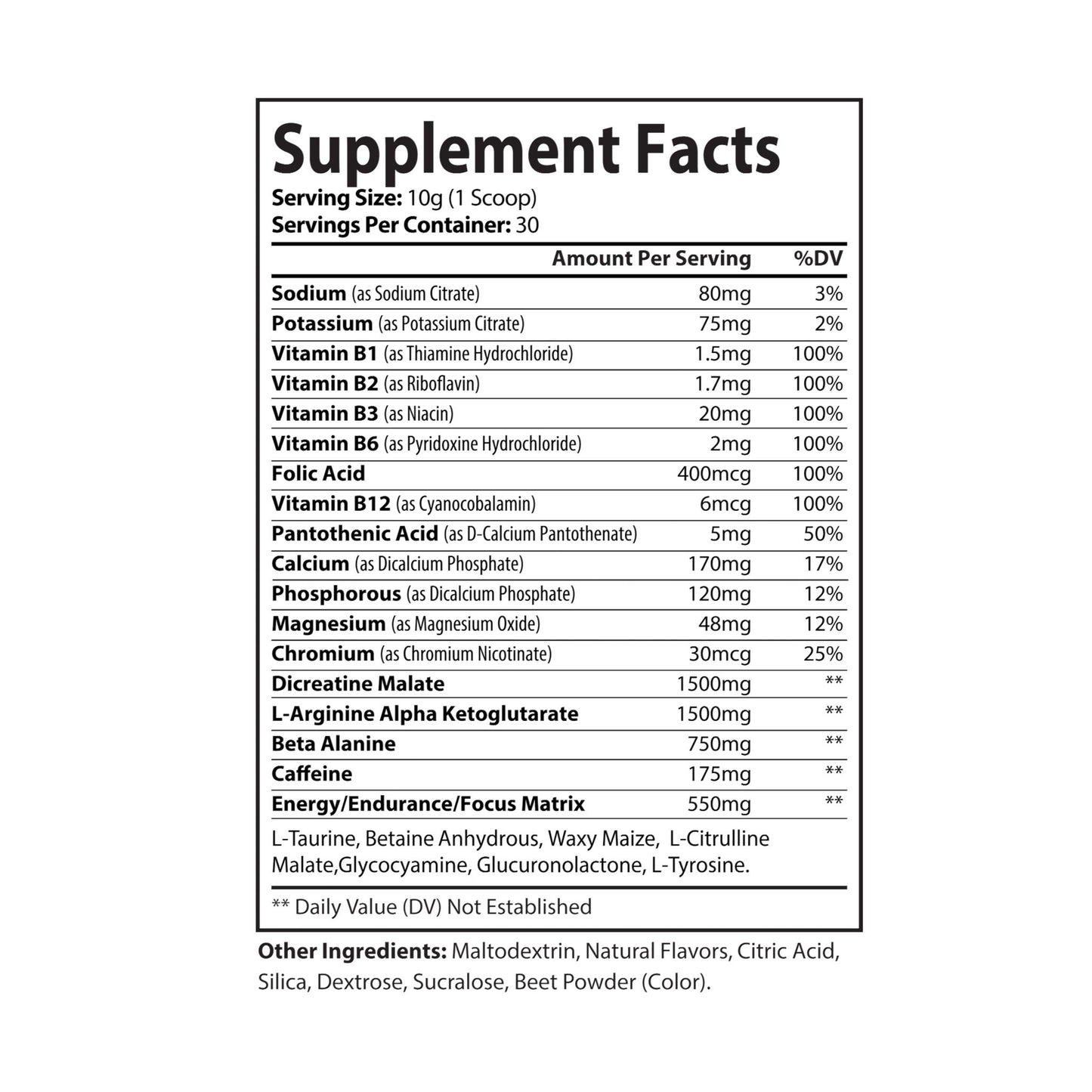 Velocity Pre-Workout – Power, Focus & Pump Formula (Watermelon, 300g)