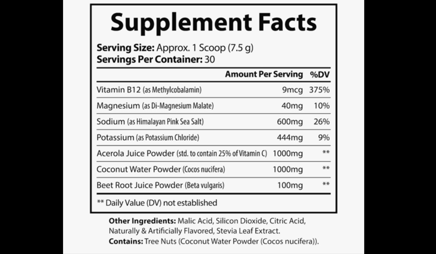 Electra-Lean ION+ Electrolyte Powder (225g) | Hydration & Performance