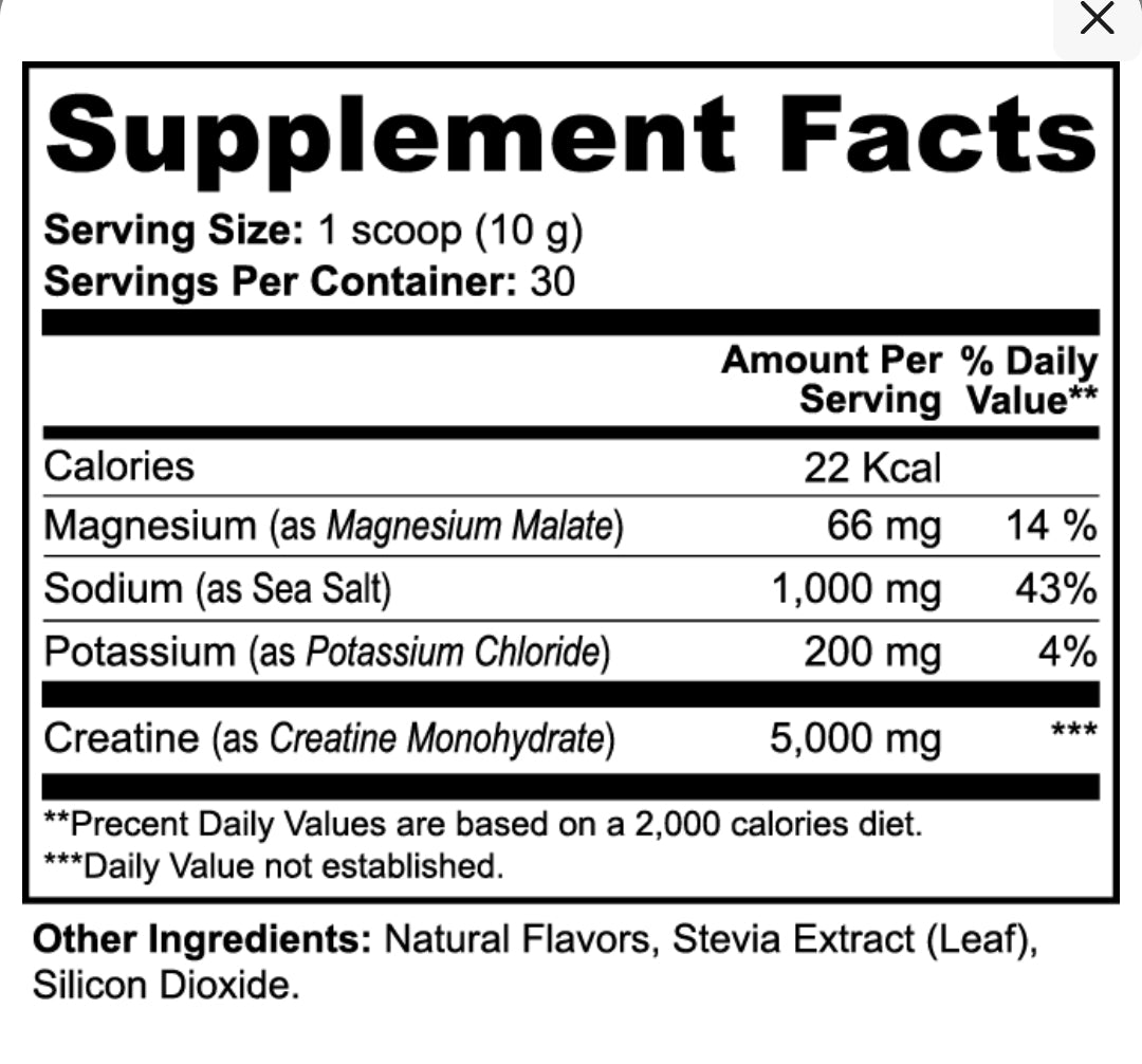 Endura-Lean X (Creatine + Electrolytes)*