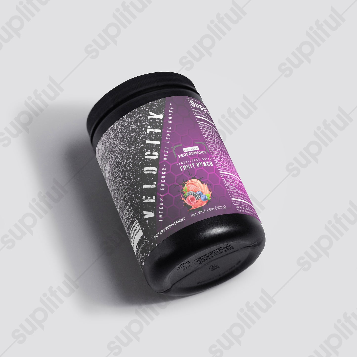 Velocity Pre-Workout Powder (Fruit Punch)