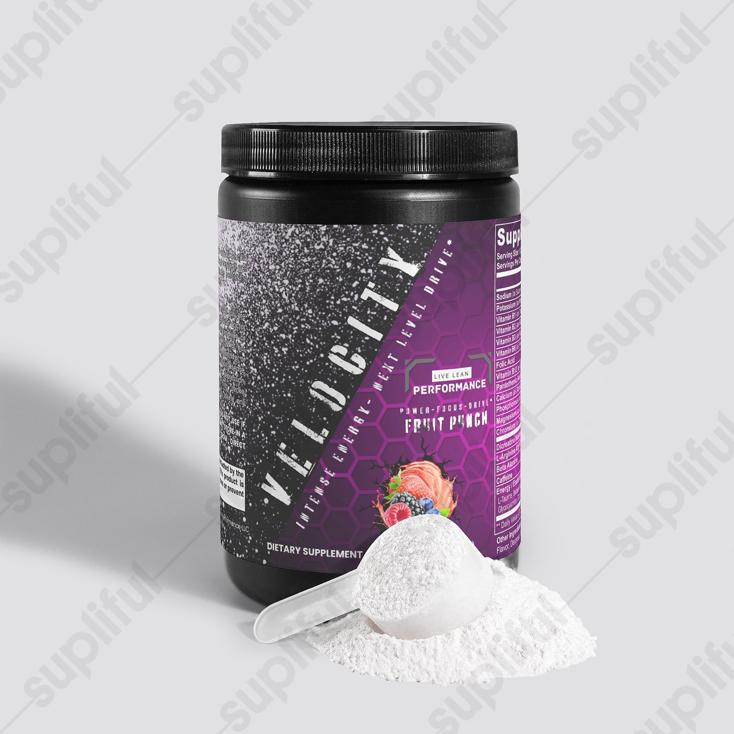 Velocity Pre-Workout Powder (Fruit Punch)